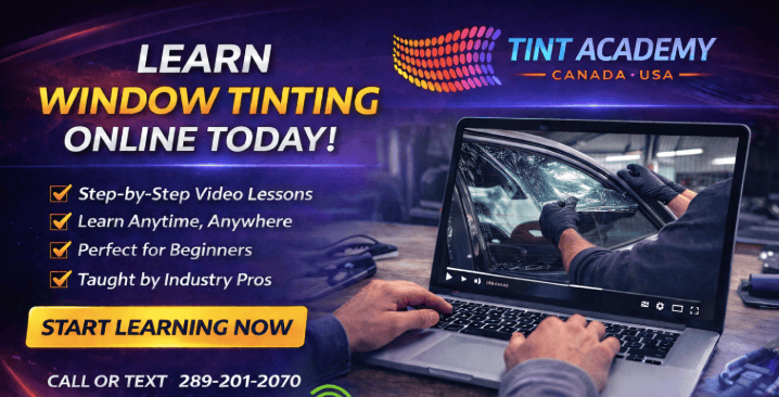 Learn Window Tinting ONLINE 